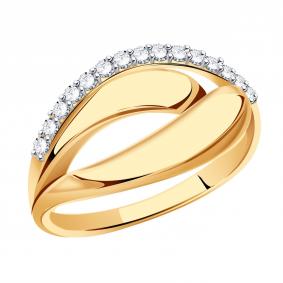 Золотое кольцо TALANT КФ 1476 с цирконием КФ 1476 фото